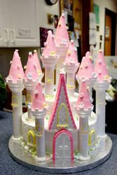 princess castle cake