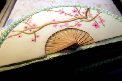 japanese fan cake