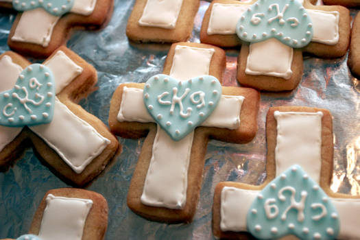 cross cookies