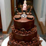 baby shower chocolate tower