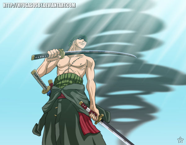 Roronoa Zoro 3 Sword Style by Nagadih on DeviantArt