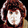 Tom Baker as the Doctor