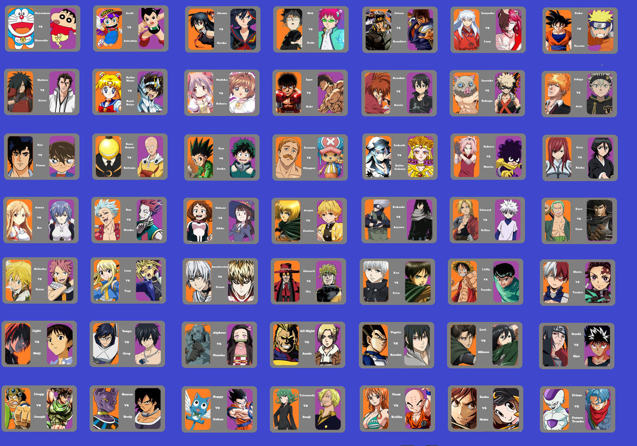 My Tournament of Champions (week 6) (+Poll) by Zelrom on DeviantArt