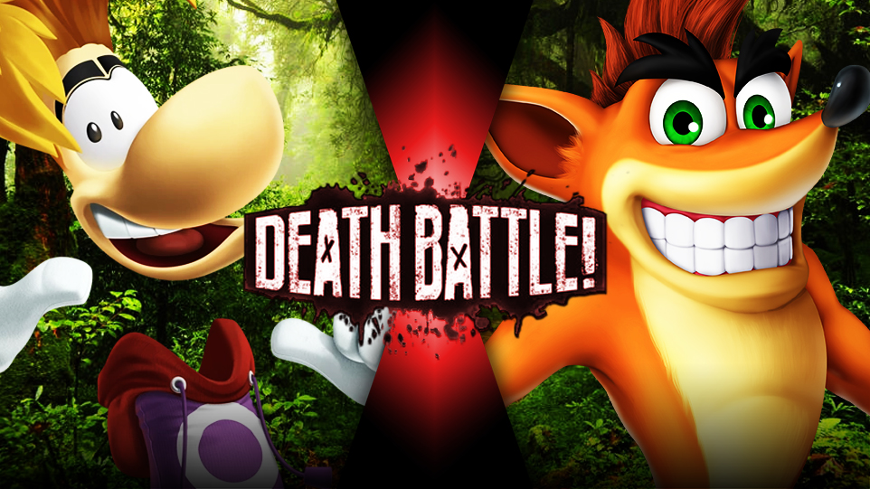 Rayman vs Crash Bandicoot by Zelrom on DeviantArt