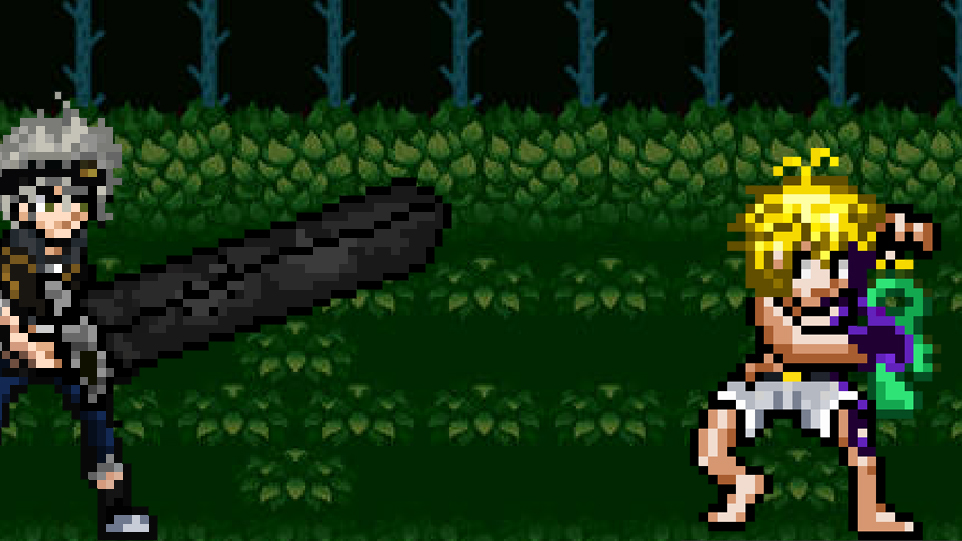 Asta Sprite Animation Asta vs Meliodas sprite by Zelrom on DeviantArt