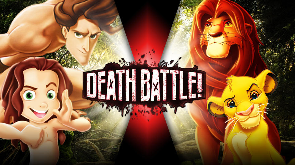 Tarzan vs Simba (The Lion King) by Zelrom on DeviantArt