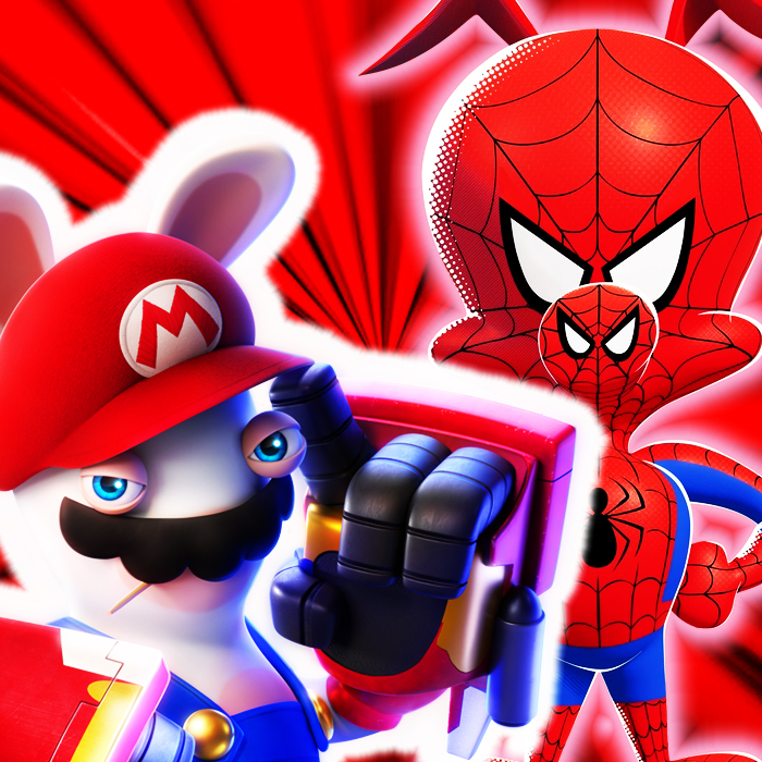 Rabbid Mario vs Spider-ham PFP by Zelrom on DeviantArt