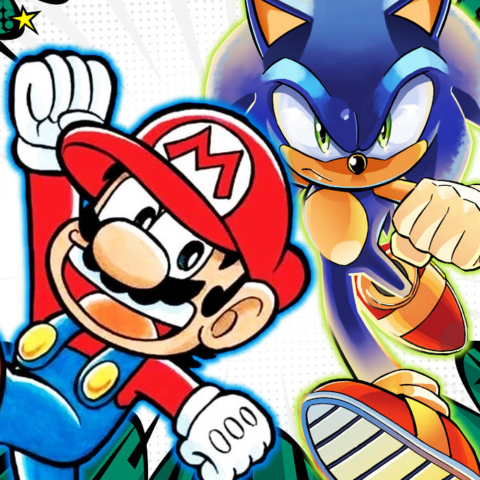 Archie Pfp Mario-kun vs Archie Sonic the hedgehog PFP by Zelrom on DeviantArt