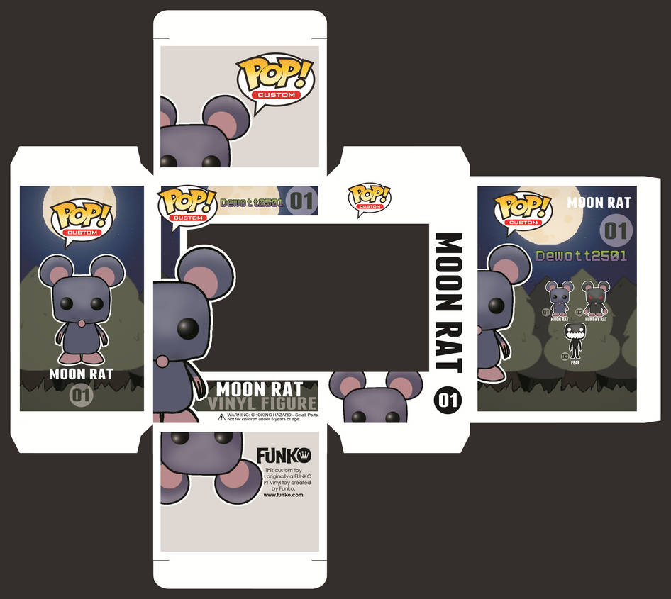 Lab Rats Funko Pop Moon Rat Funko Pop box concept by Zelrom on DeviantArt