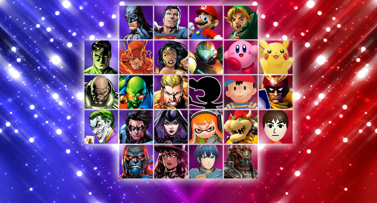 DC Comics vs Nintendo Concept Roster (V1) by Zelrom on DeviantArt