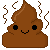 Poop Pixel Icon For RainbowNerdSprinkels