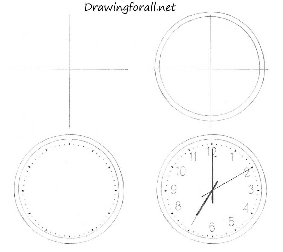 How to Draw a Clock by SteveLegrand on DeviantArt