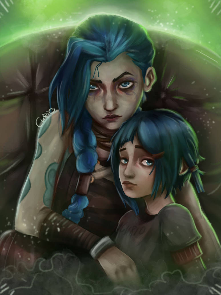 Jinx and Powder - 20211227 by TheCURIO on DeviantArt