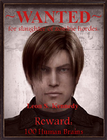 Leon S. Kennedy Wanted Poster