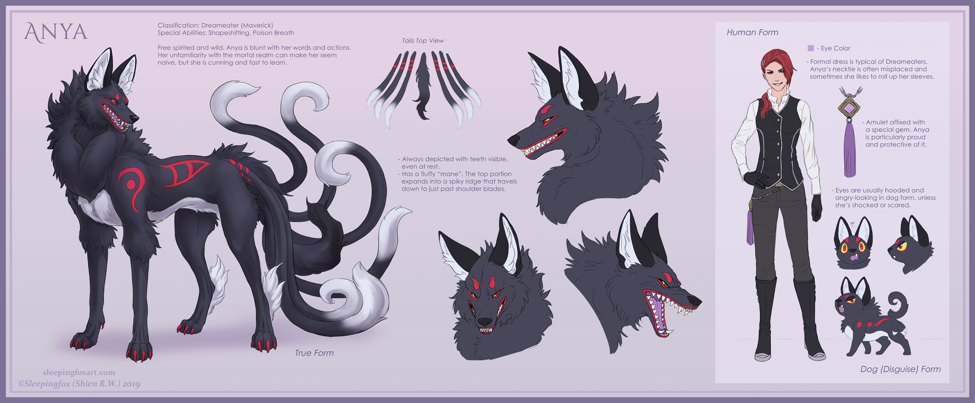 Anya Character Sheet