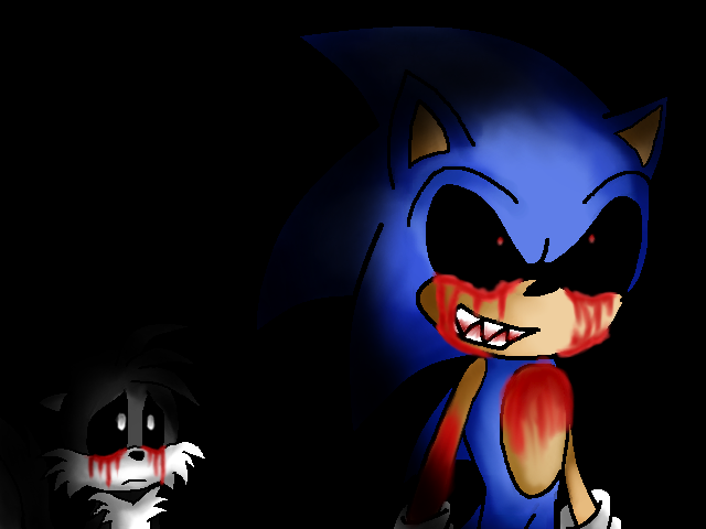 Sonic.exe and Tails.exe by sonicydannyphantom on DeviantArt