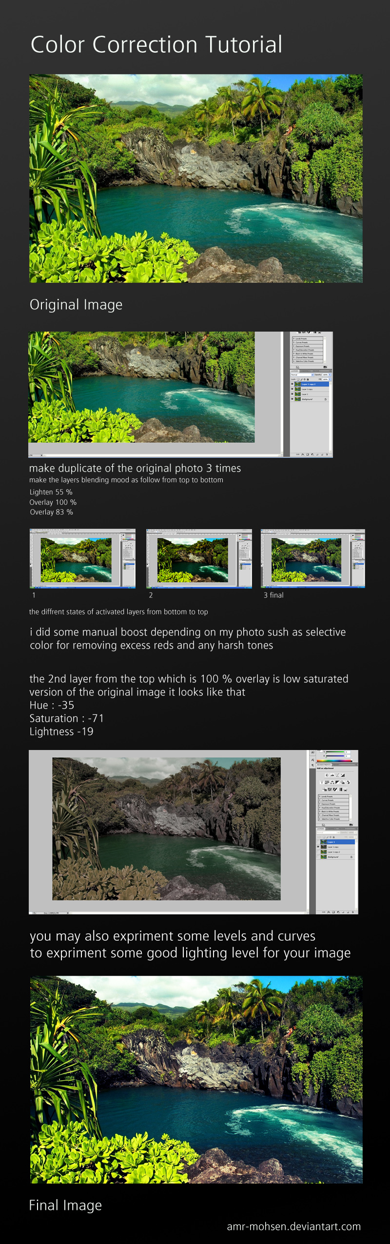 Color correction tutorial