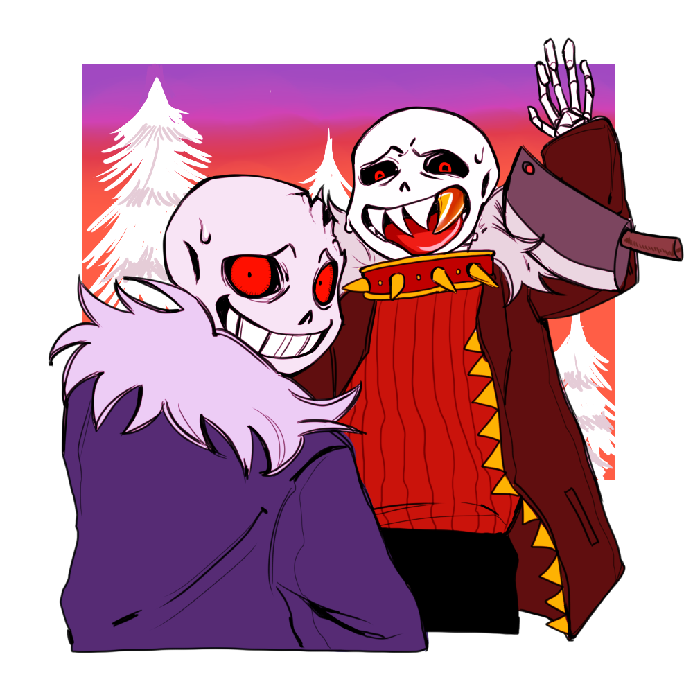 horror Sans and uf!Sans by hobakamuk on DeviantArt