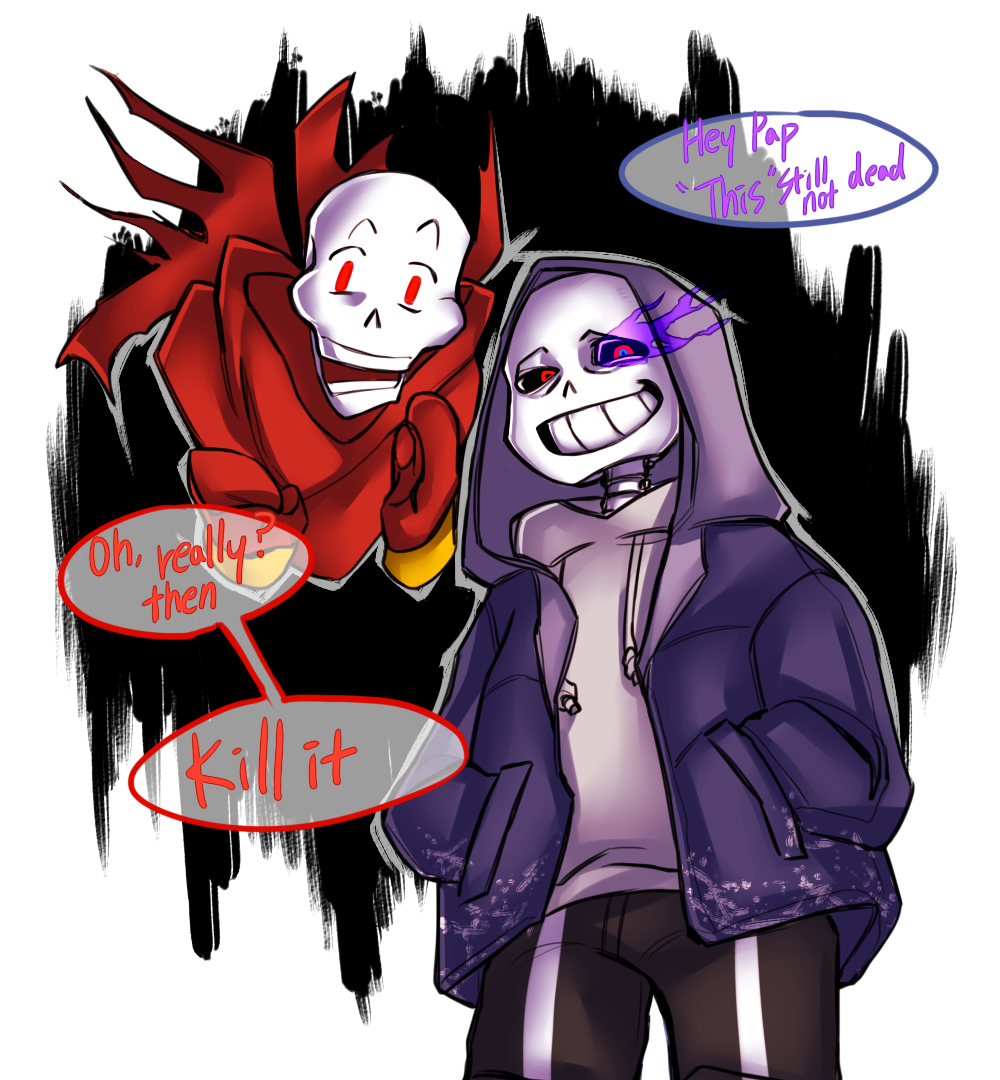 Murder Sans Canon vs Dust Sans Fanon #undertalefandom #dusttale #1v1  #debate #powerscaling 