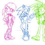 Sonic Underground Color Sketch