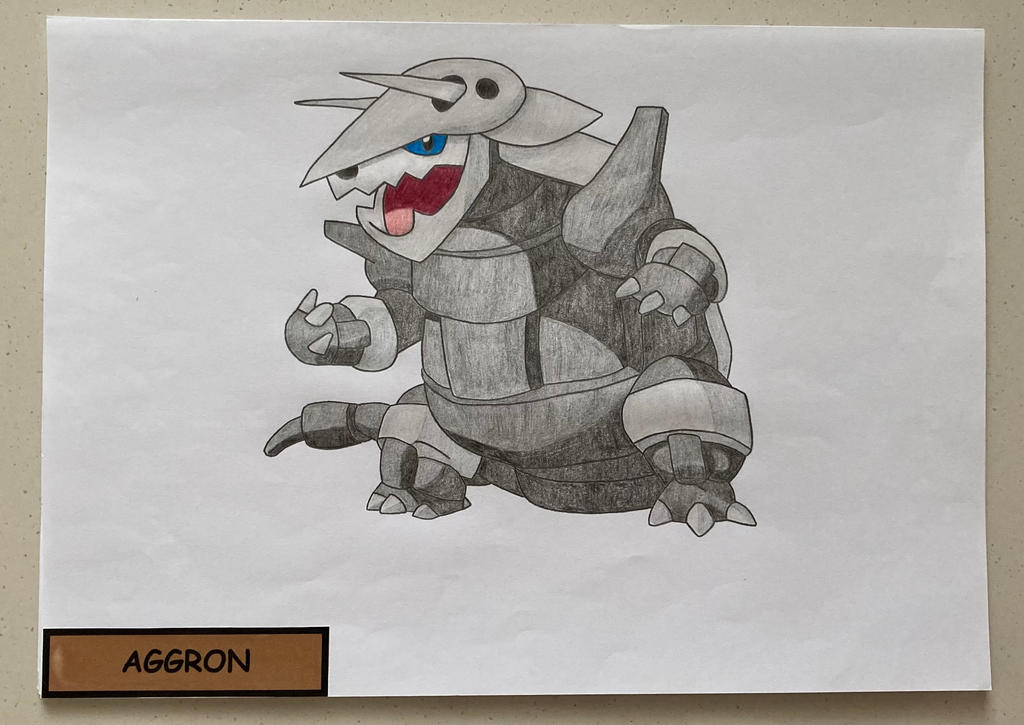 Aggron by charlenequek on DeviantArt