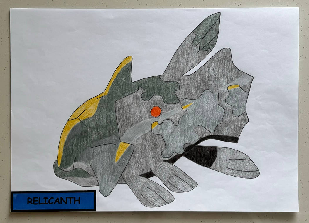 Rylicanth Relicanth by charlenequek on DeviantArt