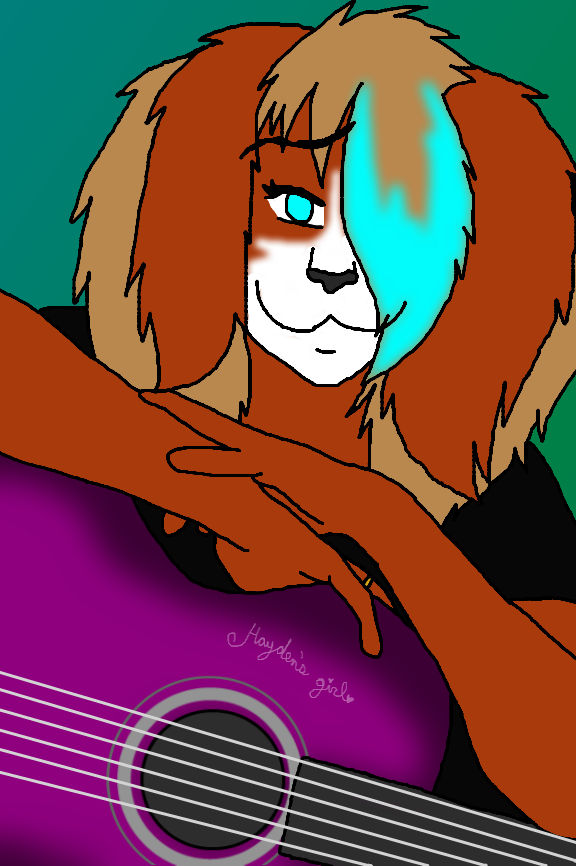 Keyda Keyda with a guitar by xxKeyda on DeviantArt