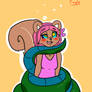 Squirrel Gal for Letter
