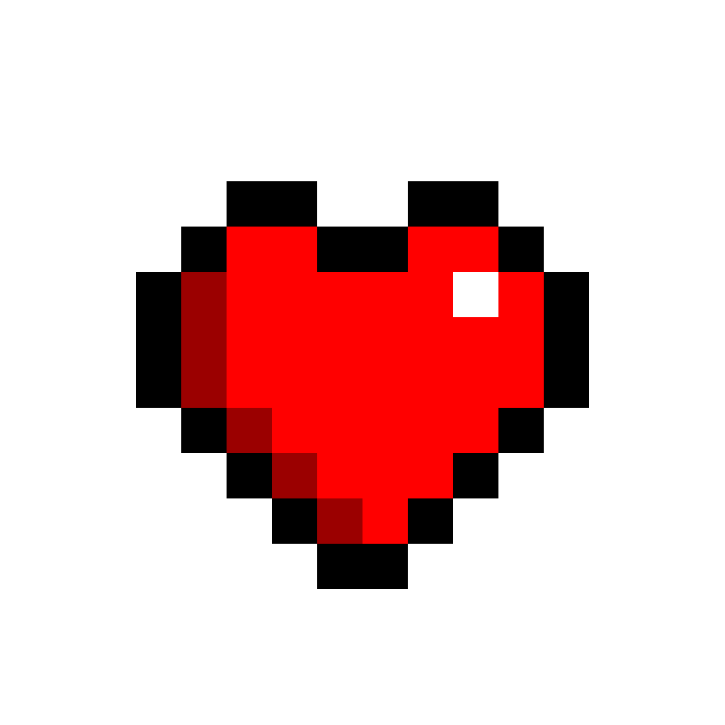 Cute Pixel Art Heart