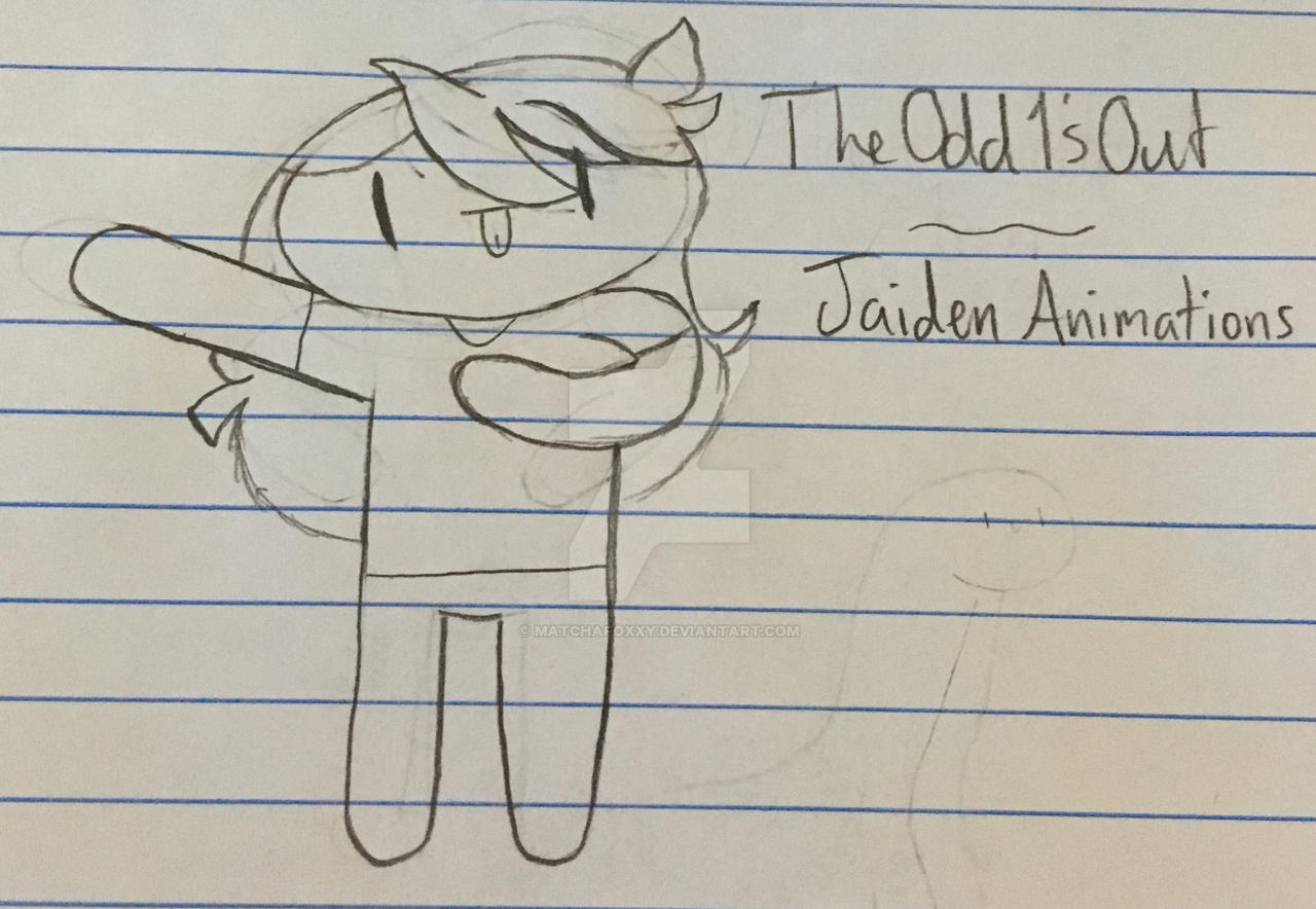 Jaiden Animations as TheOdd1sOut by MatchaFoxxy on DeviantArt