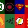 Justice League Logos (The Main 10)