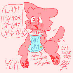 What flavor of gay are you? YCH
