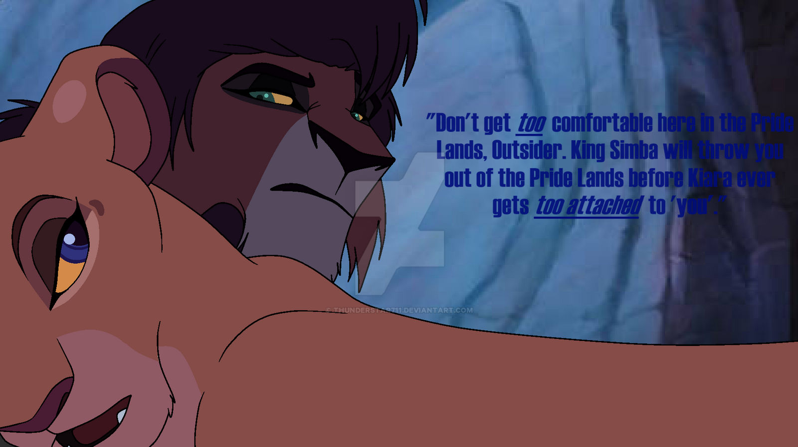 ''Don't Get too Comfortable Here, Outsider!''