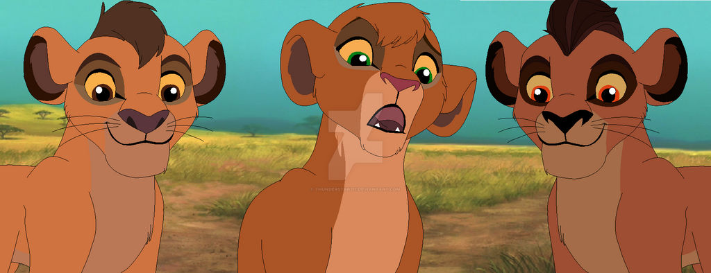 Kiara and Kovu's Cubs: Chiku Kibo and Mukasa