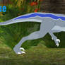 Blue the Velociraptor
