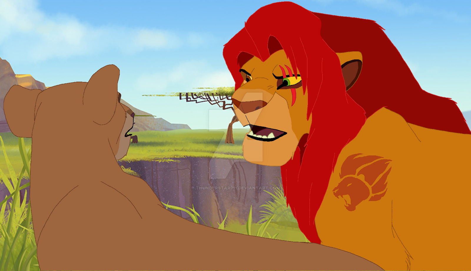 Kion's Scar P1: I Already Told You... I'M FINE!!!
