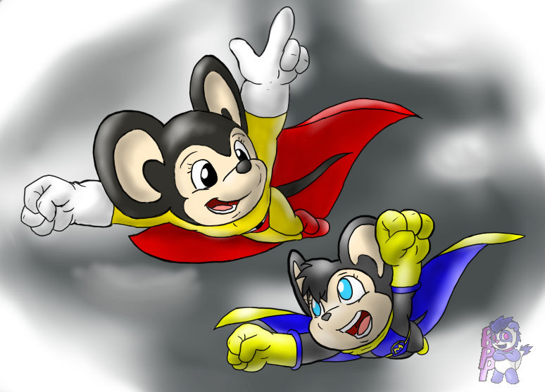 Mighty Mouse and Max Mouse by bluepawpanda on DeviantArt