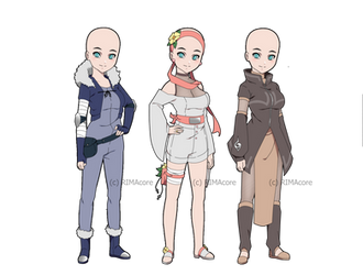 Naruto Outfit Adopts | Female (2/3 OPEN) LOWERED