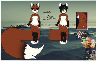 Niutty the monster fox .:Fursona:.