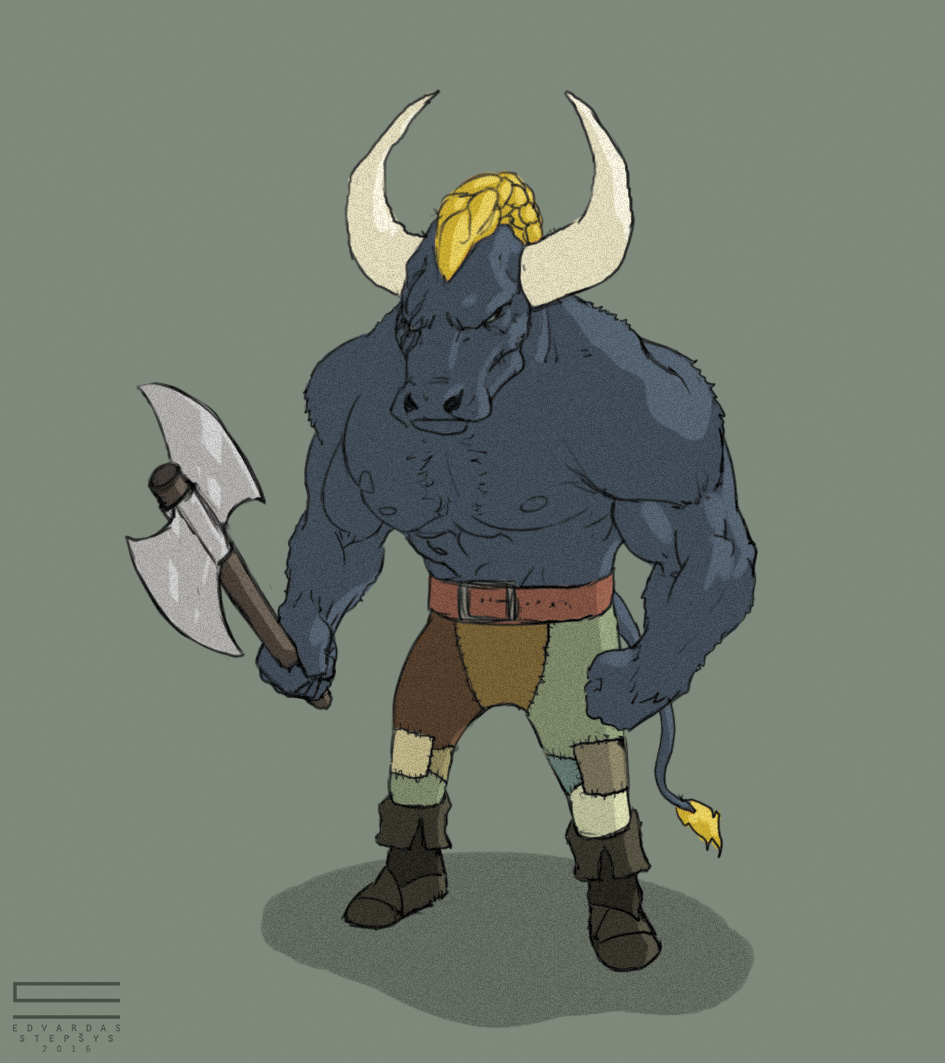 minotaur style 1 by LeDumpling on DeviantArt