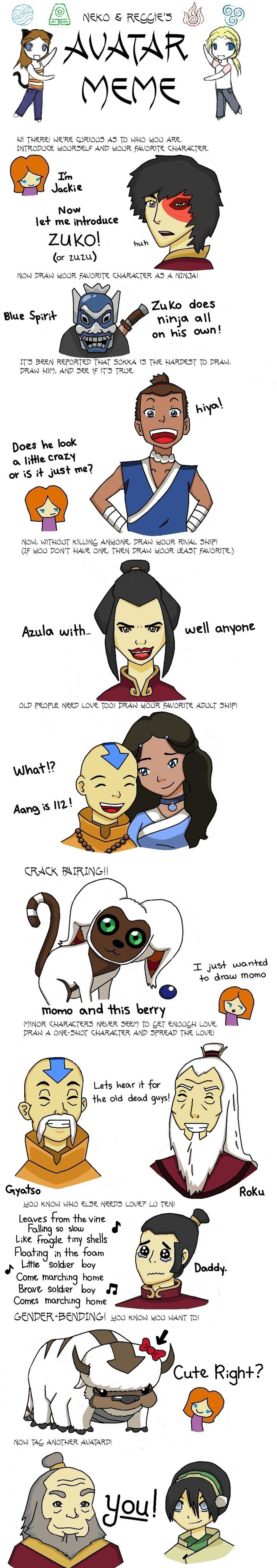 Avatar the Last Airbender Meme by Jackie-lyn on DeviantArt