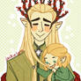 Thranduil and Baby Legolas