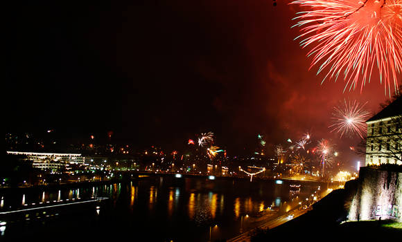 Linz/danube Fireworks 31.12.2013