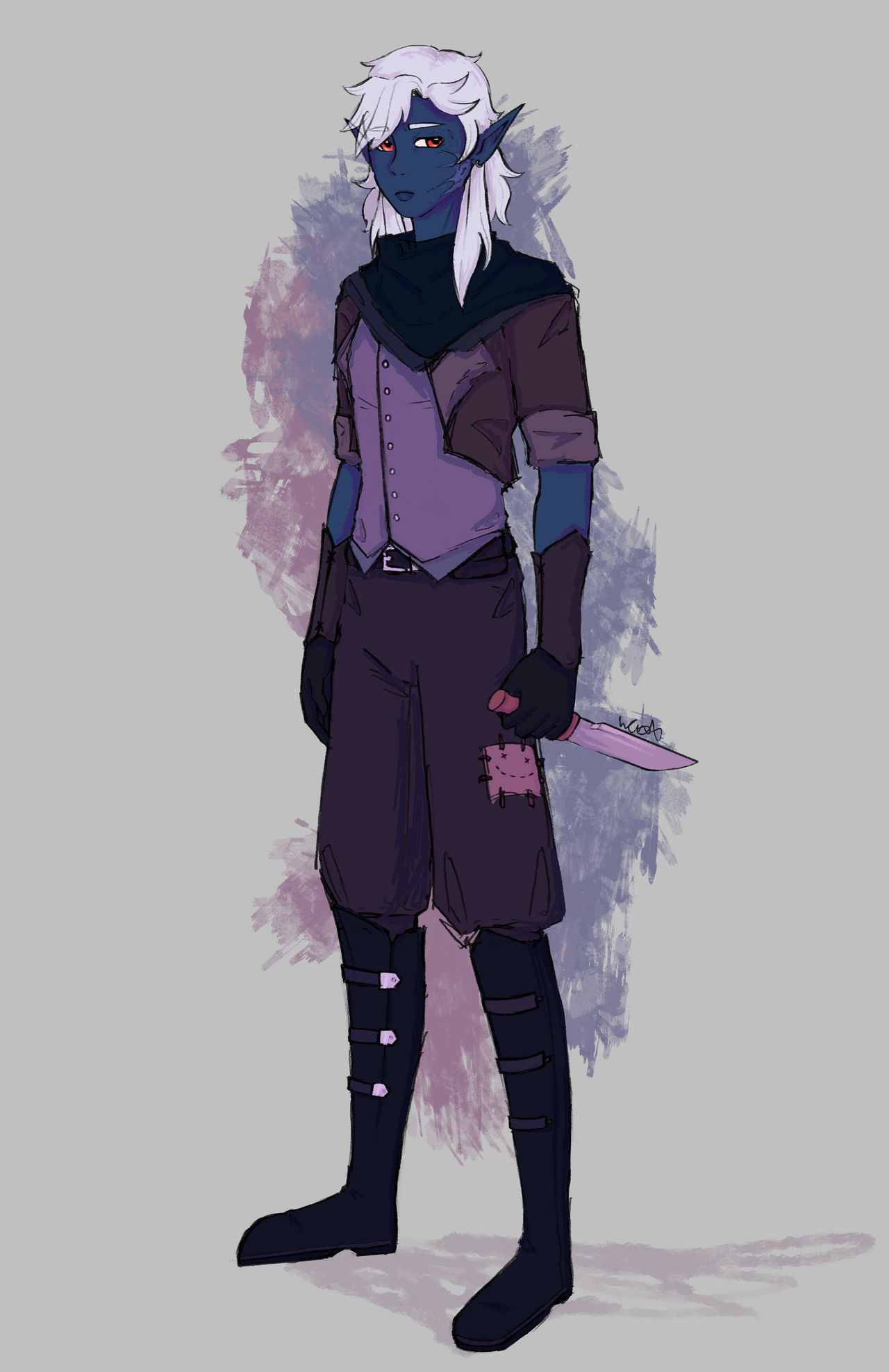 Drow Rogue by Waxwells on DeviantArt