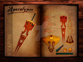 Final Fantasy 7 weapon book (Apocalypse)