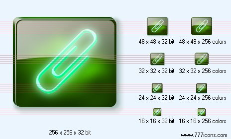 Paper-clip Icon