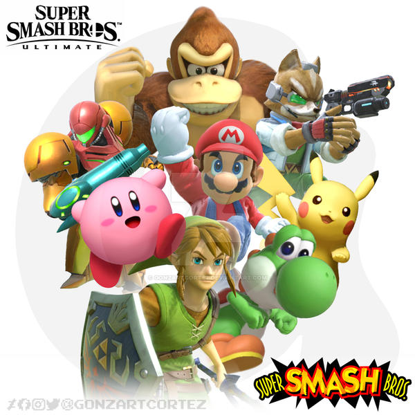 64 Deviantart .:SUPER SMASH BROS 64:. by GonzArtCortez on DeviantArt