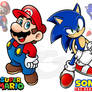 Super Mario and Sonic The Hedgehog