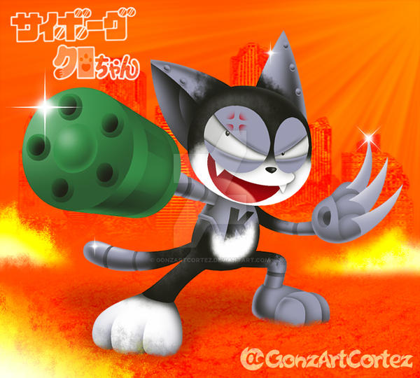 CyberCat Kurochan by GonzArtCortez on DeviantArt