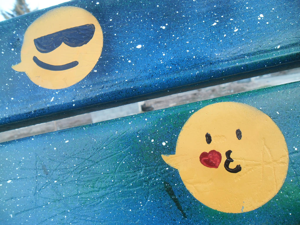 Space seat + Emoticons / Details by Johnny-Aza